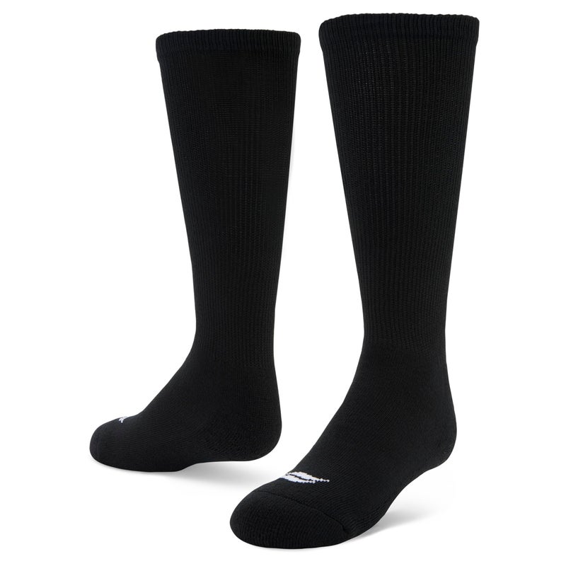 Sof Sole Football Over-the-Calf Team Athletic Performance Socks (2 Pair), Small, Black - Image 1